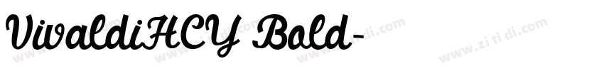 VivaldiHCY Bold字体转换
